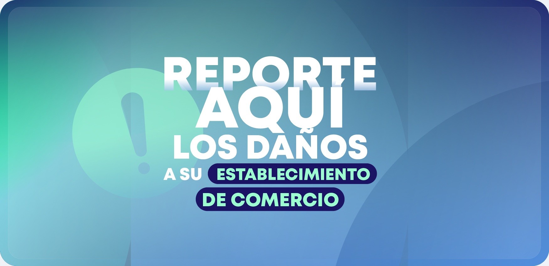 Banner de REPORTE DAÑOS