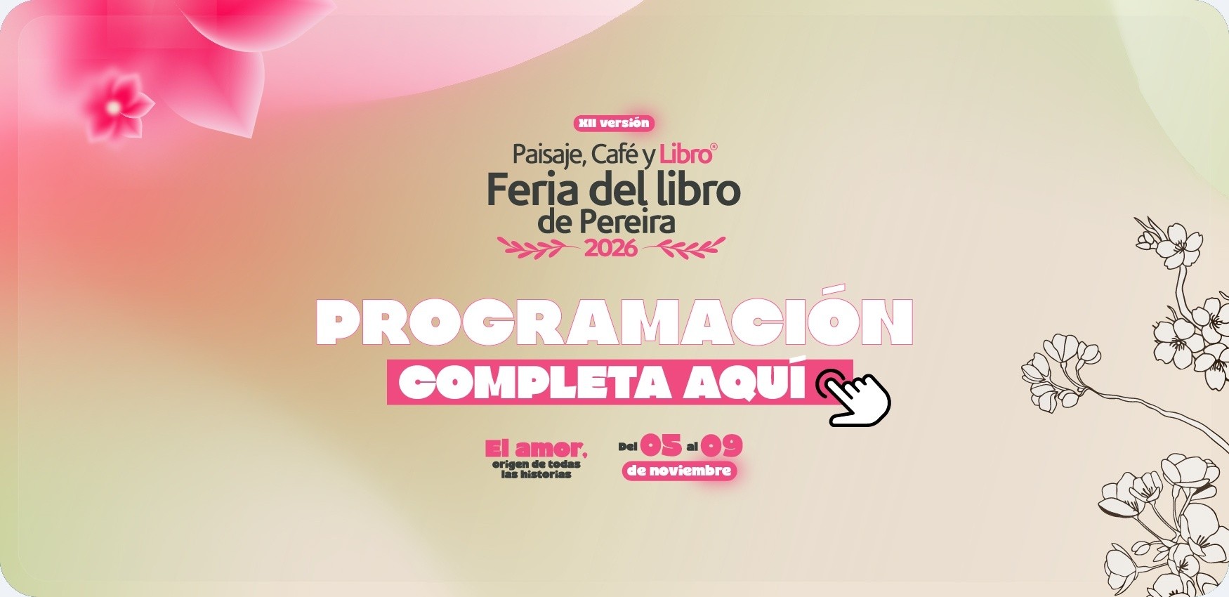 Banner de PROGRAMACION FERIA DEL LIBRO 2026 