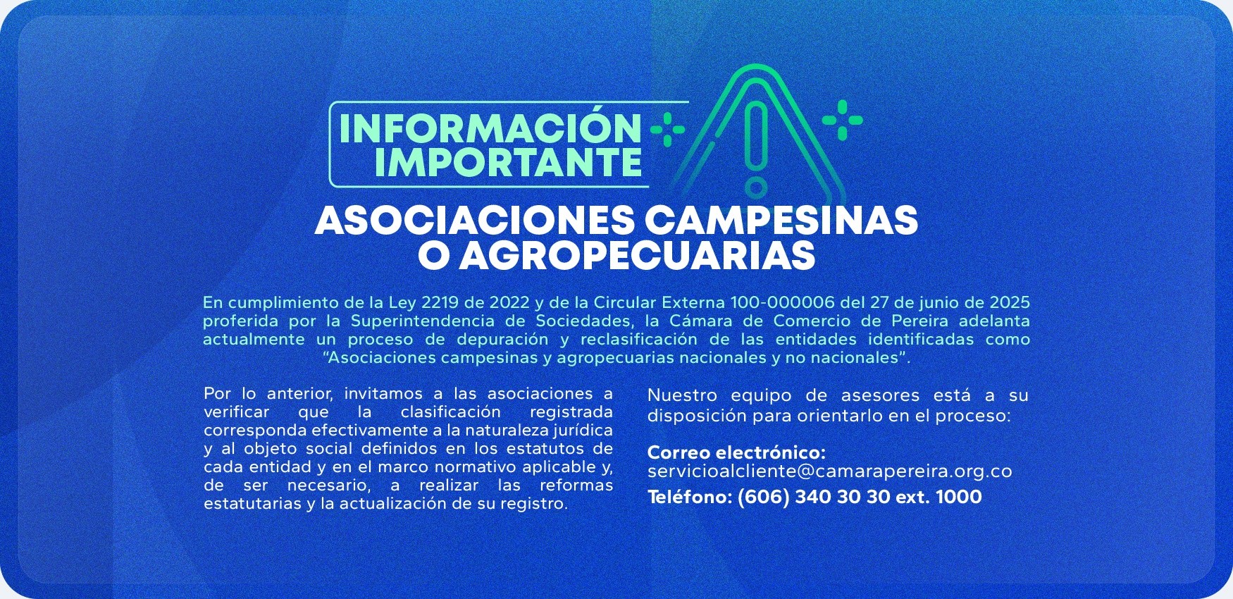 Banner de ASOCIACIONES CAMPESINAS