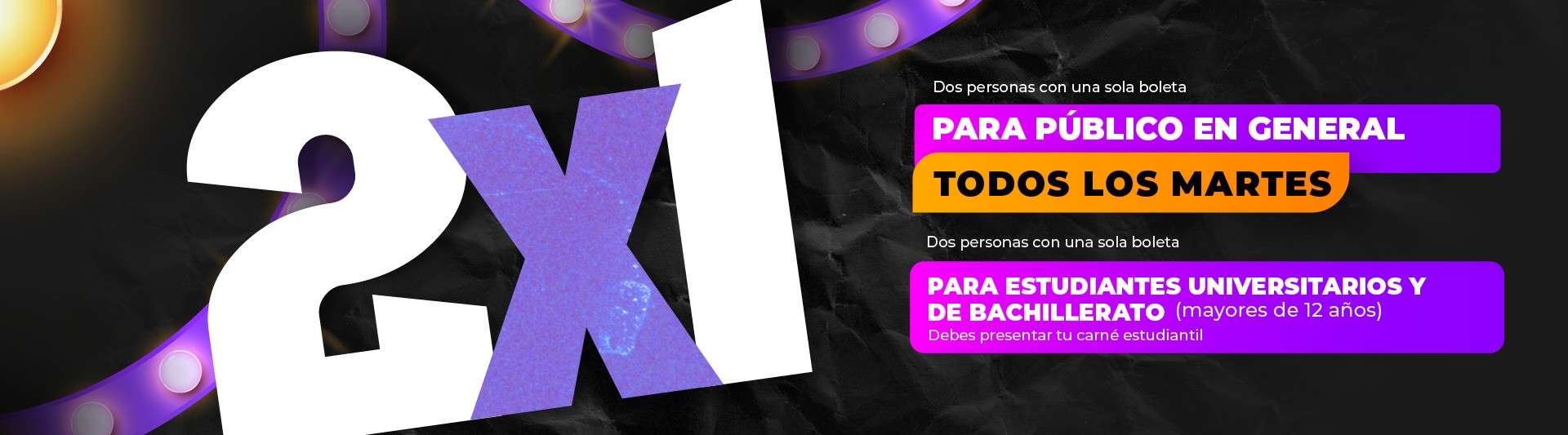 Banner de cine con Alma