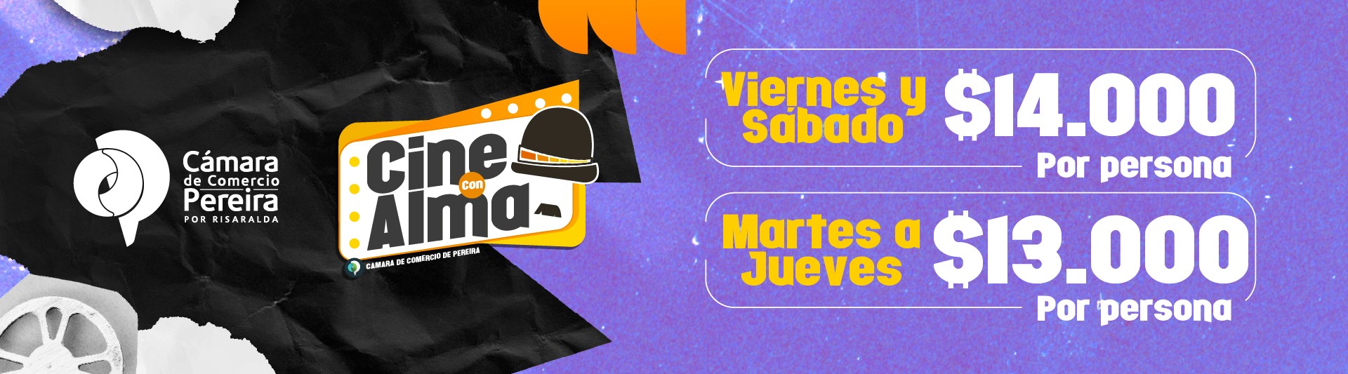 Banner de cine con Alma