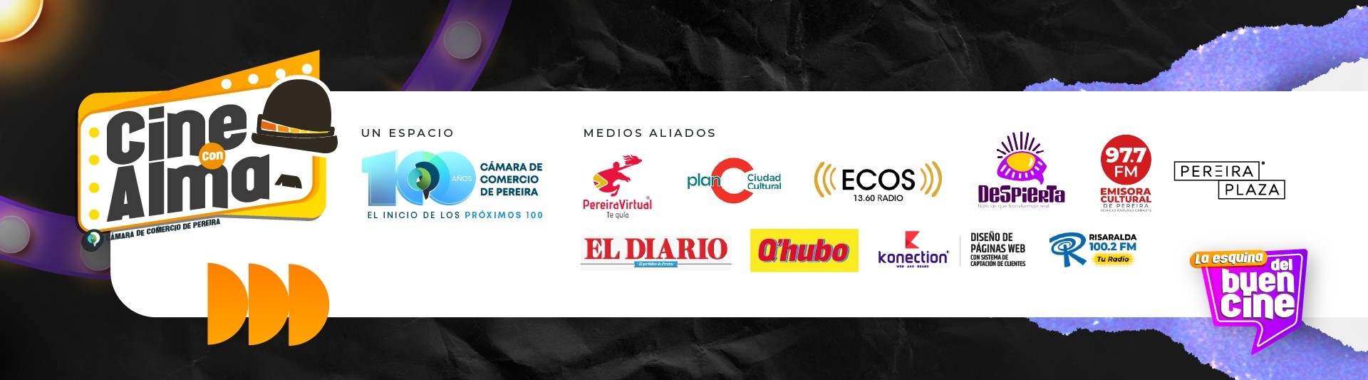 Banner de cine con Alma