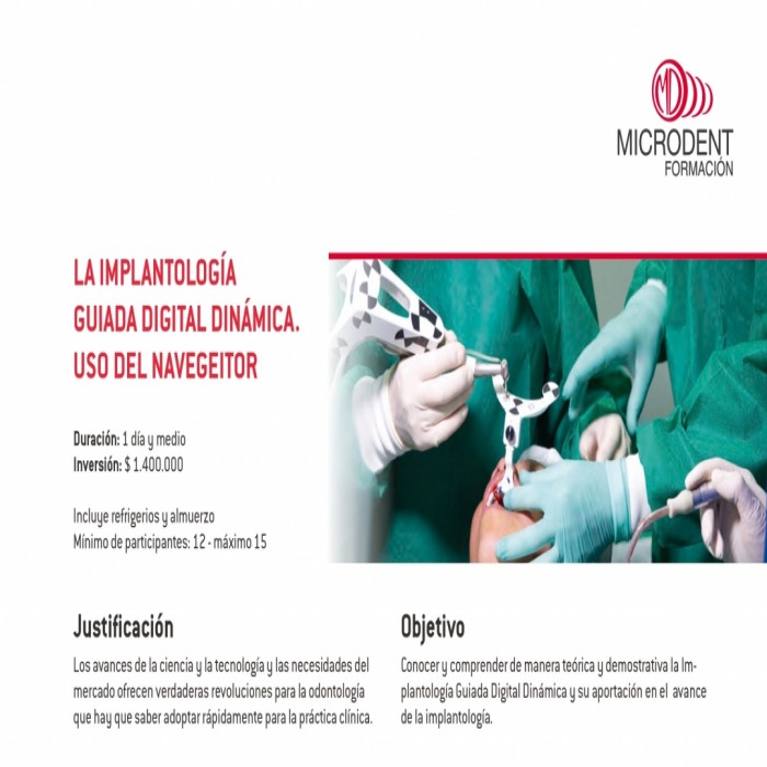 La implantologia guiada digital dinamica uso del navegeitor