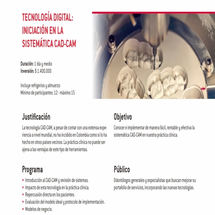 Tecnología digital iniciación en la sistemática cad-cam
