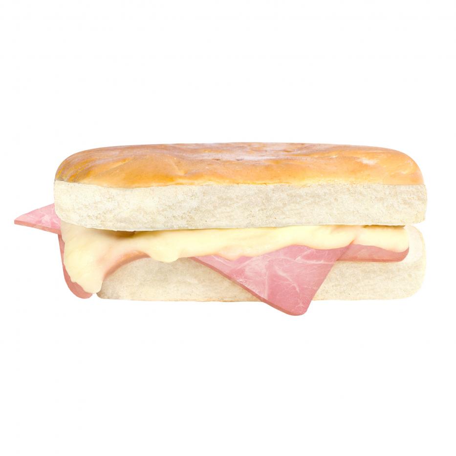 Sandwich Doble Jamón y Queso