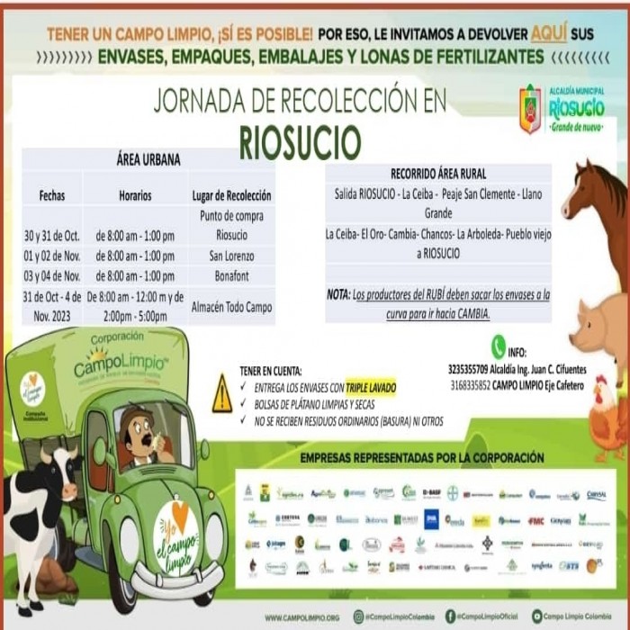 JORNADA RECOLECCIÓN RIOSUCIO 