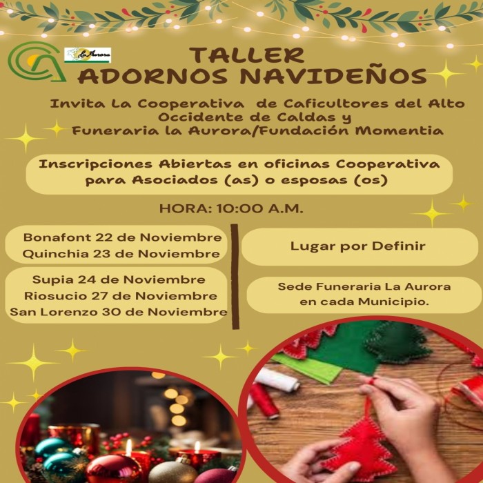 CURSO ADORNOS NAVIDEÑOS