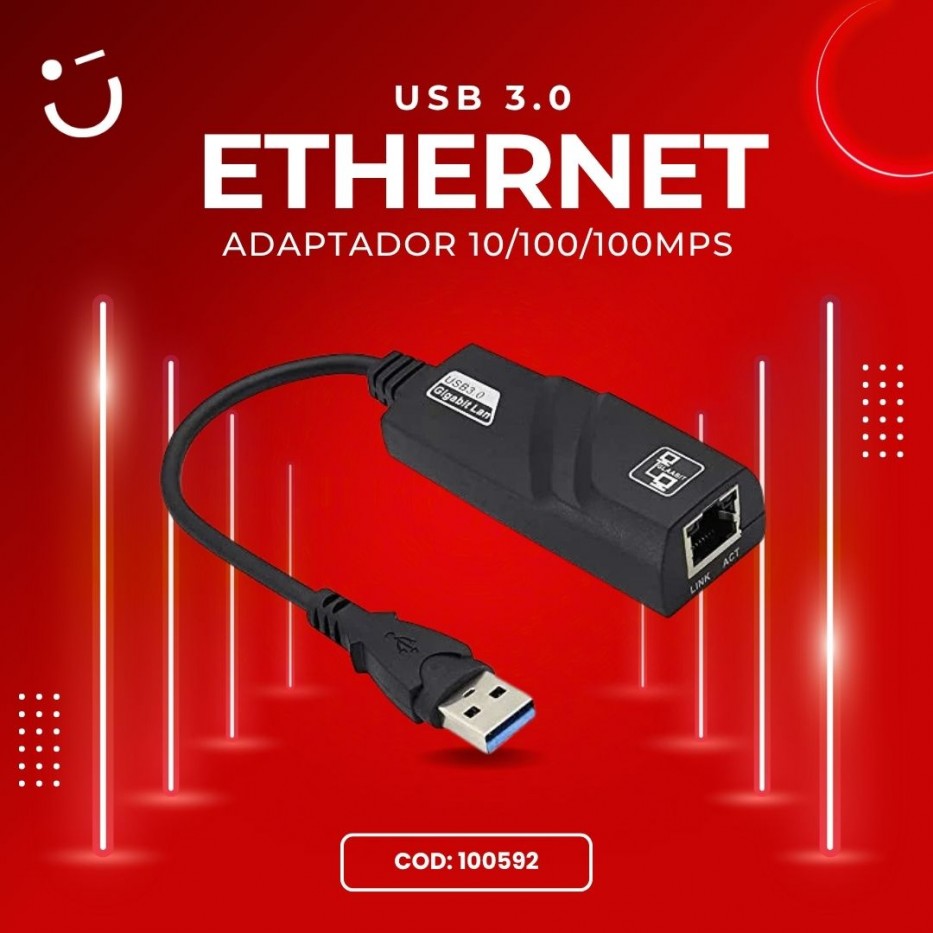USB 3.0 ETHERNET ADAPTER 10/100/100 MBPS GIGABIT LAN