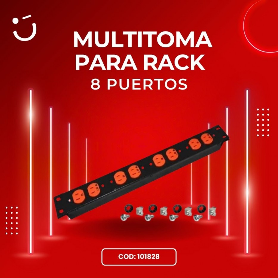 MULTITOMA PARA RACK 8 PUERTOS