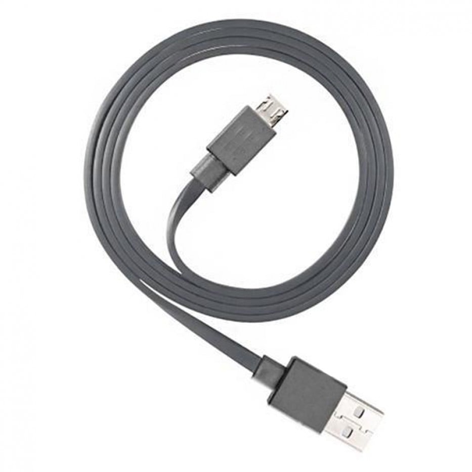 CABLE FLAT V8 SAMSUNG 20 CM GRAY PAQUETE X 10 UND