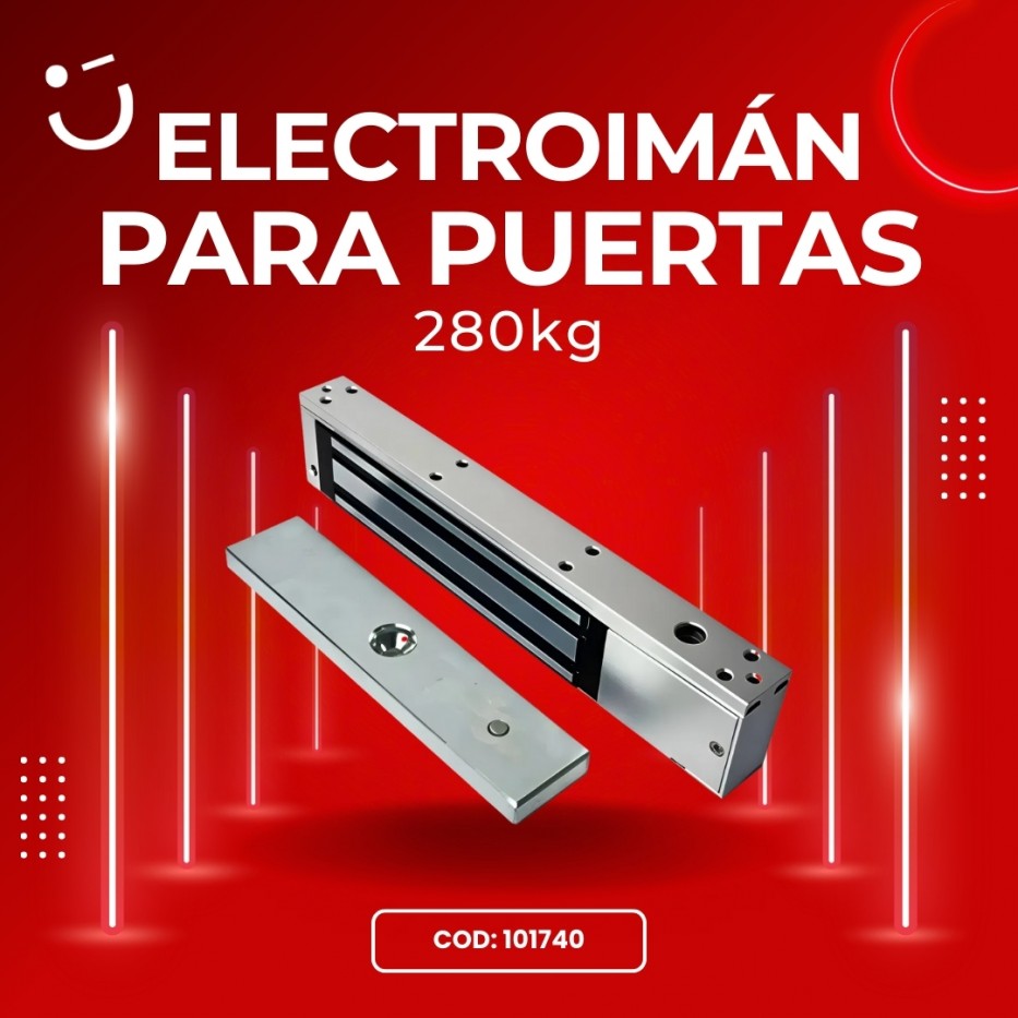 ELECTROIMÁN PARA PUERTAS  (180 KG)