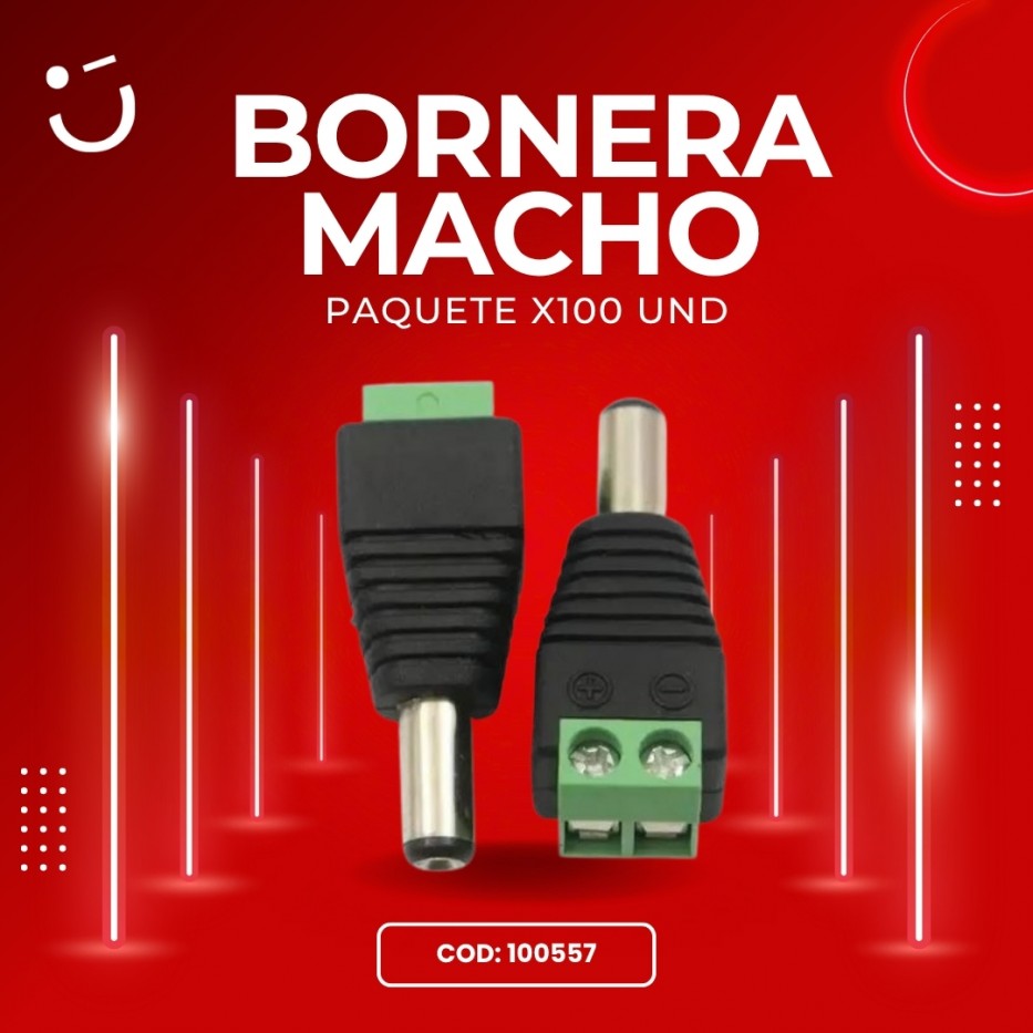BORNERA MACHO (PAQUETE X100 und)