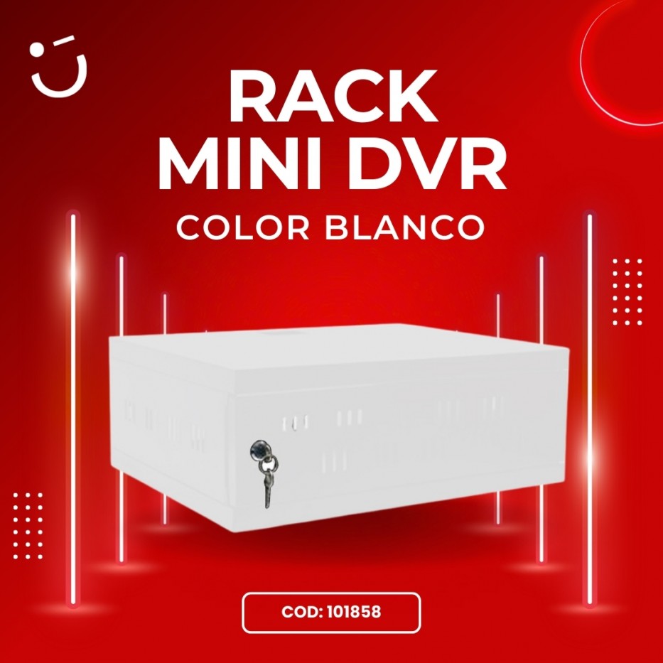 RACK MINI DVR BLANCO