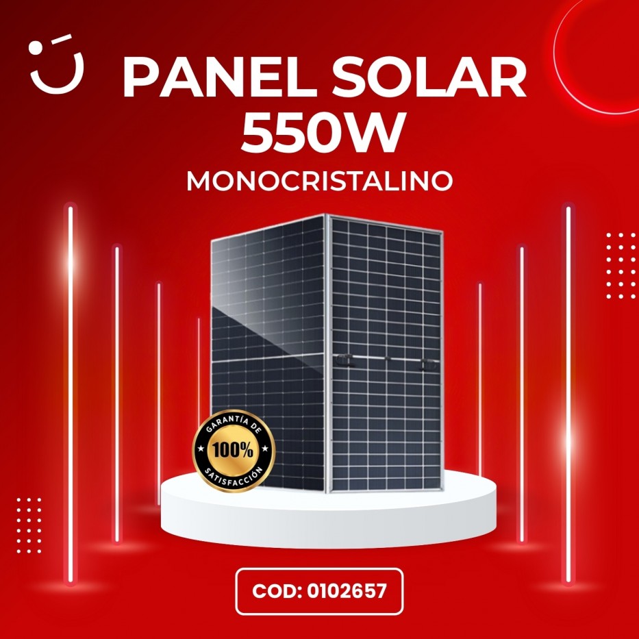 PANEL SOLAR MONOCRISTALINO 550W 3BUMEN