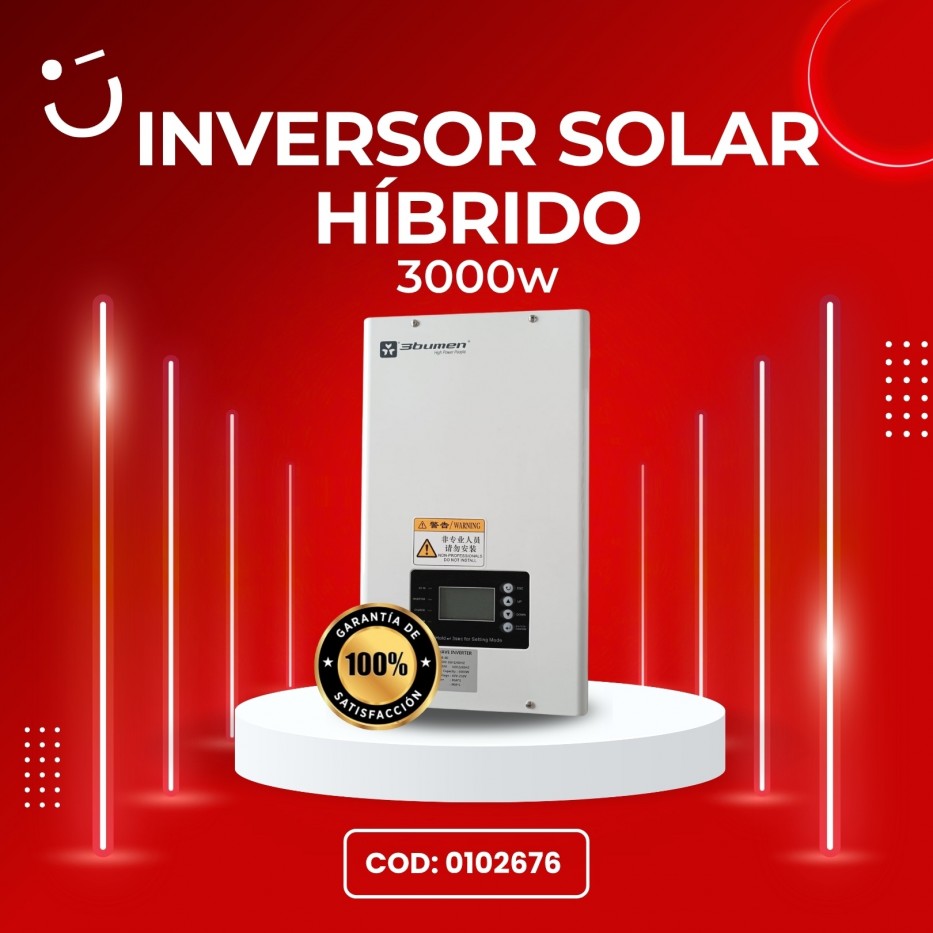 INVERSOR HÍBRIDO MPPT 3000W 3BUMEN