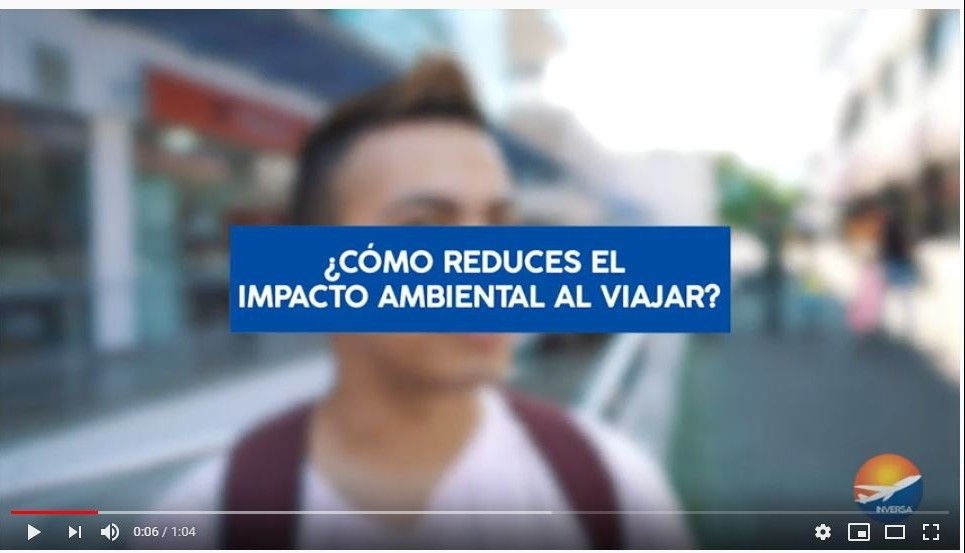 ¿Cómo reduces el impacto ambiental al viajar? 