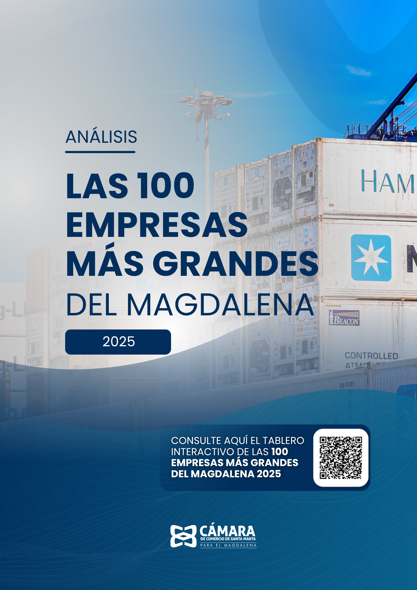 Portada del estudio Las 100 empresas más grandes del Magdalena 2025