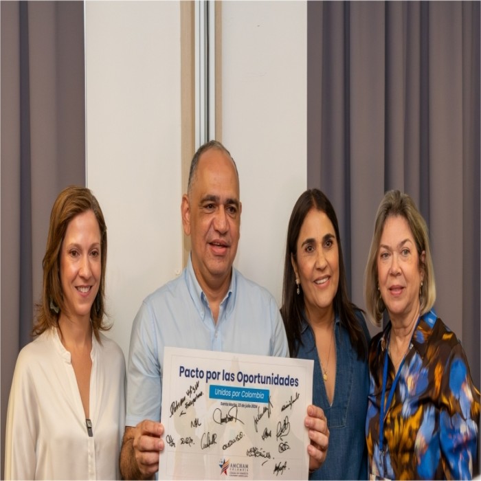 AmCham Colombia, Alcaldía y Cámara de Comercio de Santa Marta firman “Pacto por las oportunidades”  para el crecimiento económico