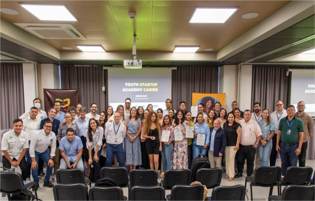 Emprendimientos del Caribe se conectan con el futuro en Youth Startup Academy