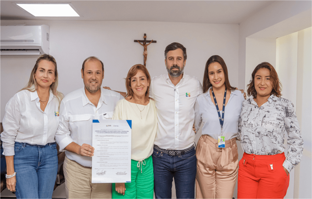 Cámara de Comercio y Cajamag fortalecen su alianza para impulsar el desarrollo empresarial del Magdalena