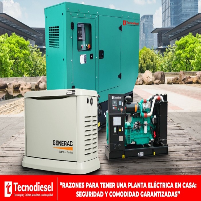 Razones para Tener una Planta Eléctrica en Casa