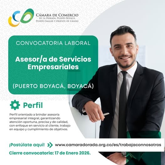 ¡Seguimos creando oportunidades laborales!