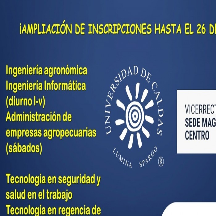 ¡Aprovecha la oportunidad estudiar!