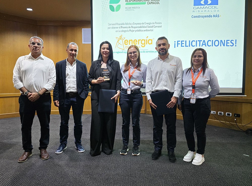 Camacol premia a Energía de Pereira con dos galardones por su labor social en la región