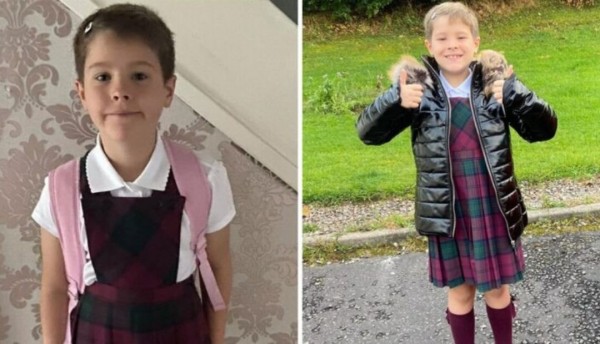 Un acto de empatía y apoyo: Compañeros aplauden a niño que usa falda en la escuela