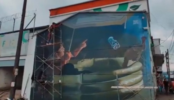 Murales que conmueven, arte para la conservación