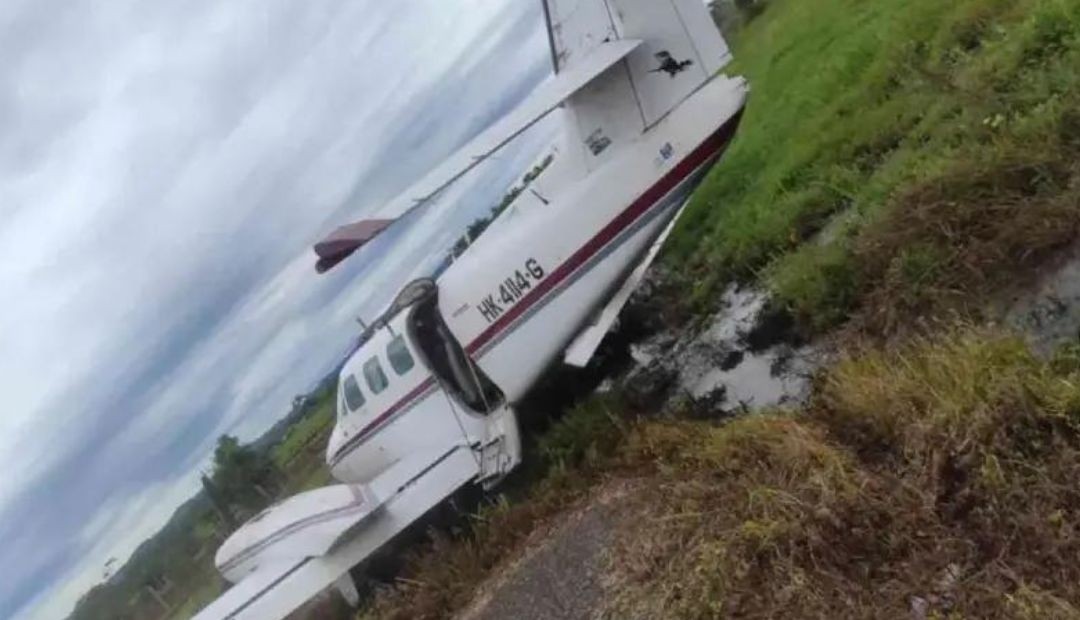 Candidato a la Gobernación escapa de un accidente aéreo 