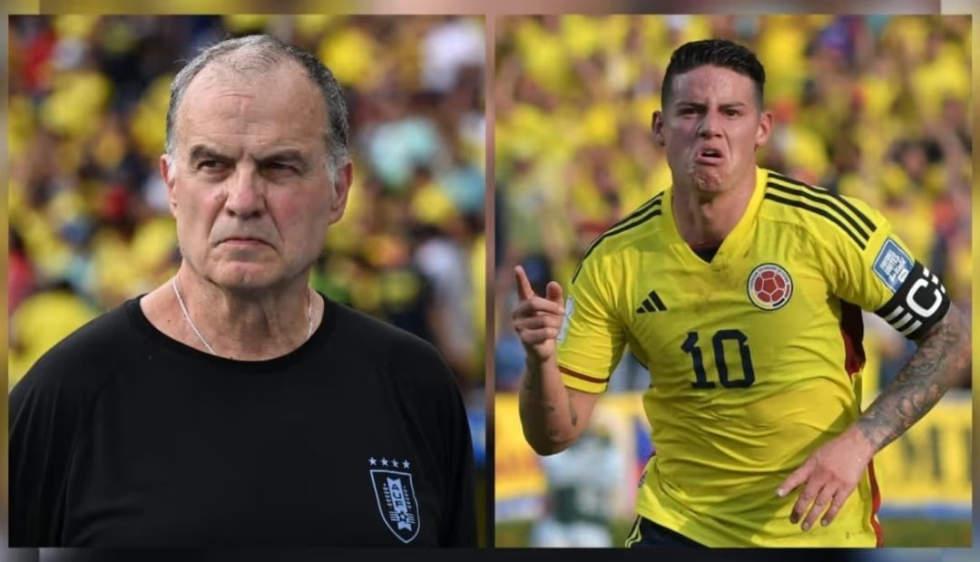 Bielsa impresionado con James Rodríguez: elogios tras el empate contra Colombia