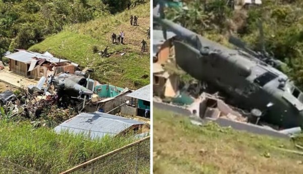 Caída de un helicóptero del Ejército en Anorí, Antioquia: detalles del incidente