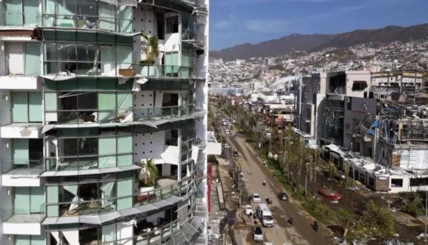 Colombianos en Acapulco, desolación tras el paso del huracán Otis