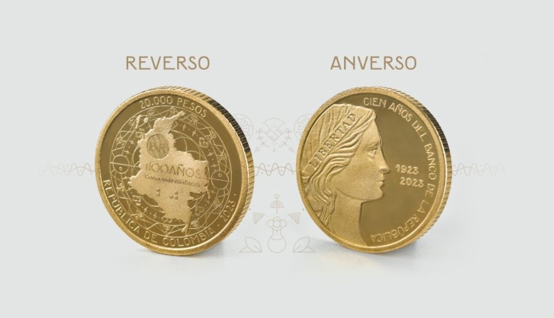 Moneda conmemorativa de los 100 años del Banco de la República - Disponible al público a partir del 24 de noviembre de 2