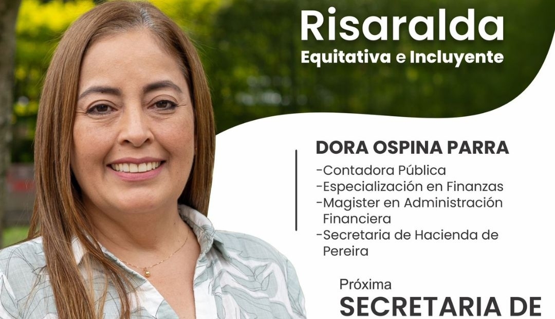 Gobernador electo Juan Diego Patiño designa a la nueva secretaria de hacienda de Risaralda