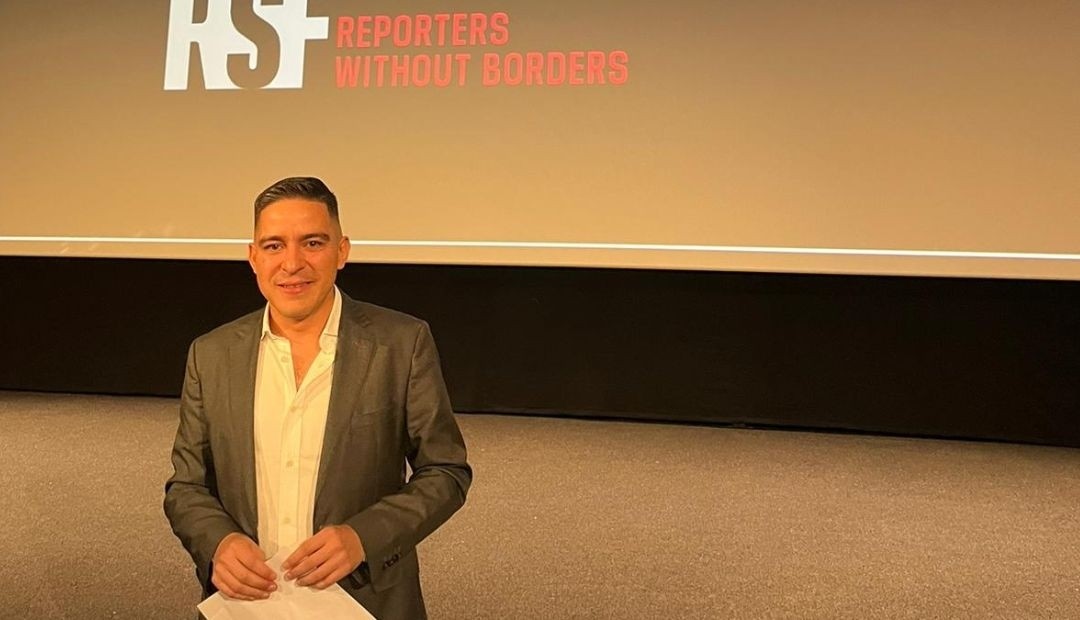 Juan Pablo Barrientos gana premio a la Libertad de Prensa de Reporteros Sin Fronteras