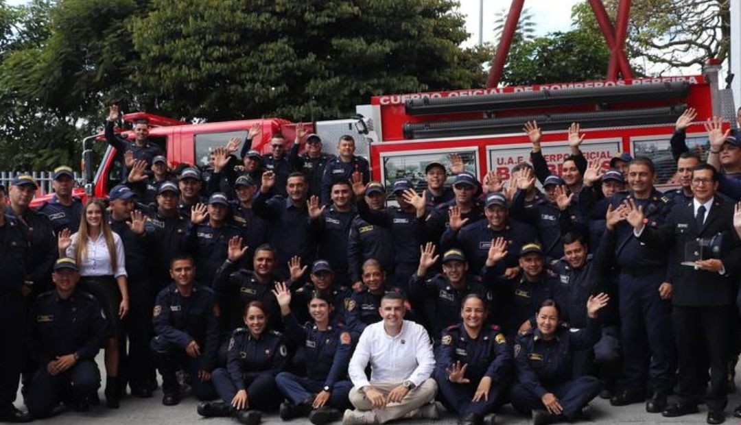 Durante el cuatrienio el cuerpo oficial bomberos Pereira se convirtió en uno de los mejores del país