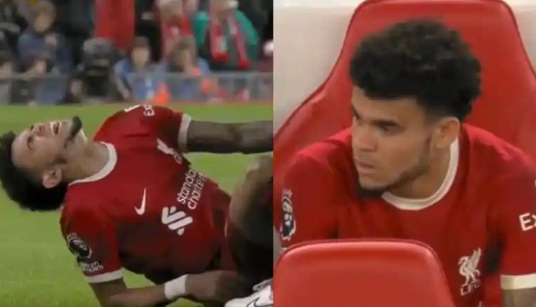 Preocupación en Liverpool, Luis Díaz sale lesionado entre lágrimas en enfrentamiento contra el Arsenal