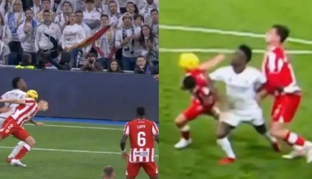 ¡Polémica en España! Vinícius sigue los pasos de Maradona con un gol con la mano
