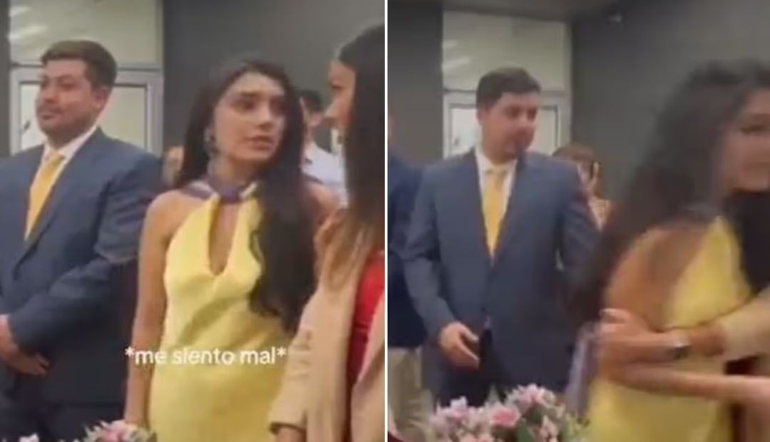 Novia se desmaya justo antes de pronunciar el 'Sí' en su boda