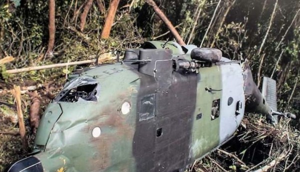 Tragedia en el cielo: helicóptero del Ejército se estrella en Unguía, dejando cuatro víctimas mortales