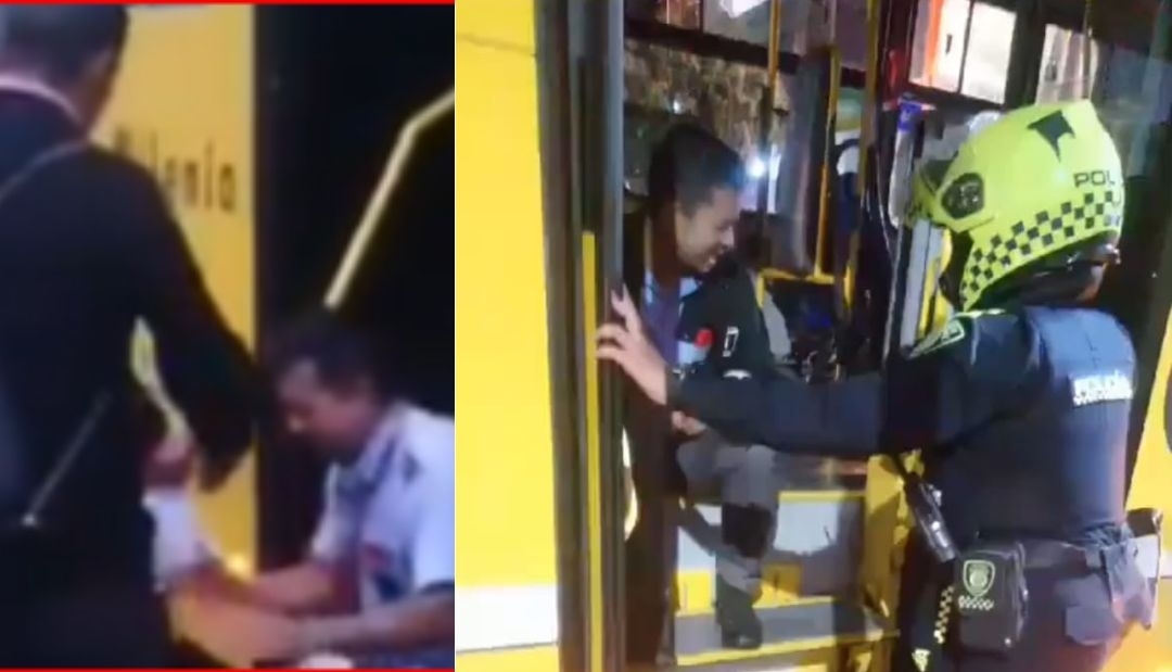 Intolerancia: Pasajero del Transmilenio en Bogotá rocía a conductor con gas pimienta porque no paró donde quería