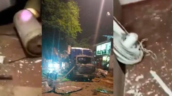 [Video] Cámara de seguridad de una vivienda captó el momento de la explosión contra el Ejército en Cali