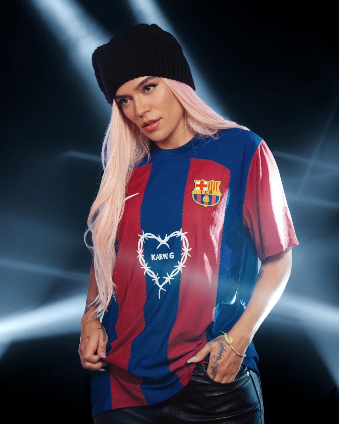 ‘La Bichota’ firmó con el  FC Barcelona