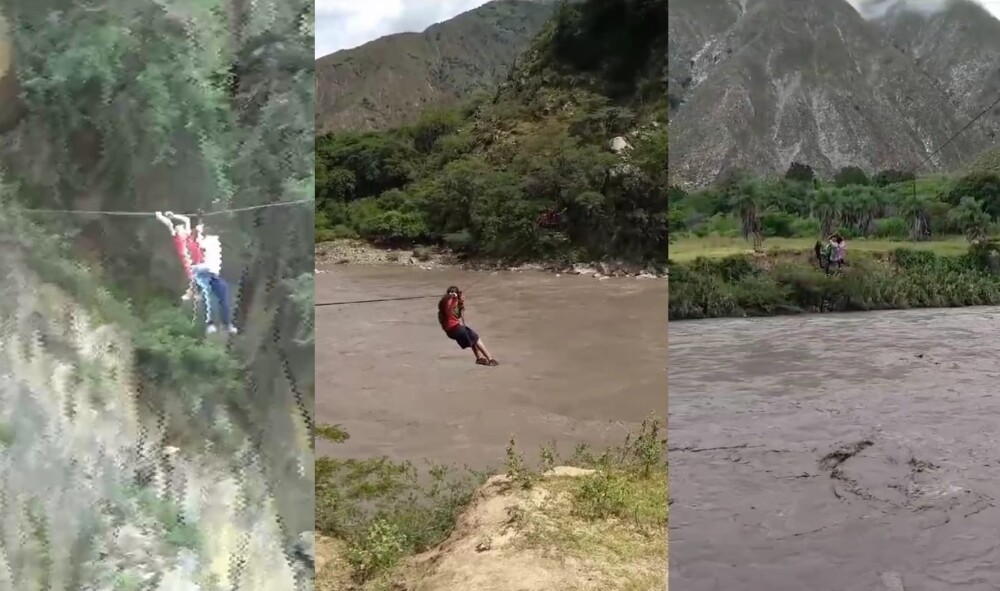 En Santander, niños arriesgan sus vidas para ir a estudiar