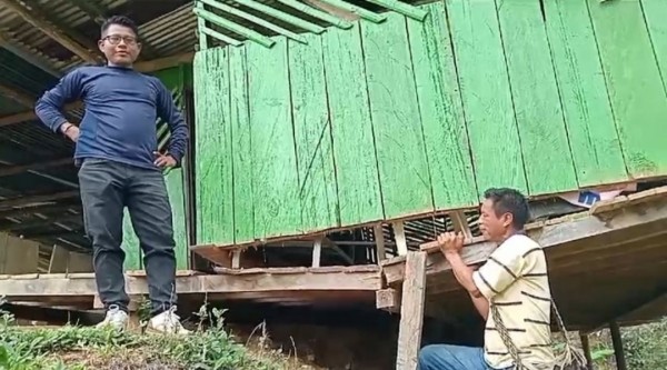 Denuncia ciudadana: Se caen los techos y se hunden las aulas de colegio en Pueblo Rico