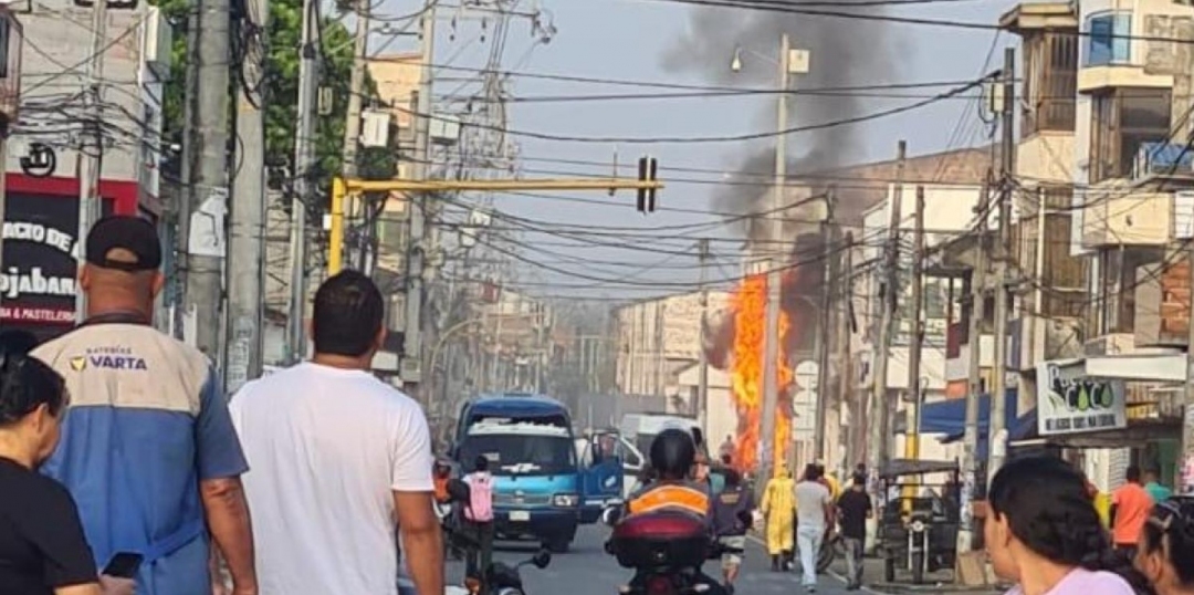 ¡ATENCIÓN! Atentado con moto bomba en Jamundí deja varios heridos