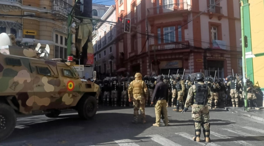 Alerta por posible golpe de estado en Bolivia