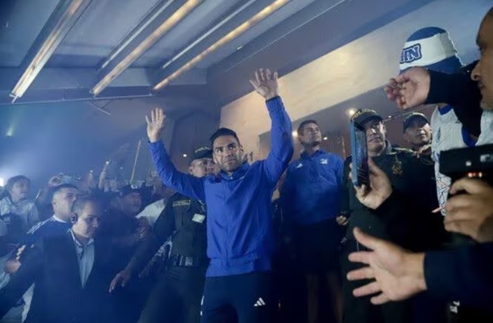 Así fue el recibimiento de la hinchada de millonarios a Falcao